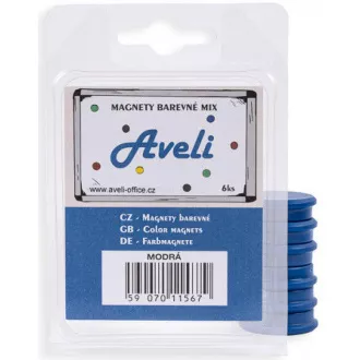 Set magnetov AVELI, modrá farba Set magnetov AVELI, modrá farba