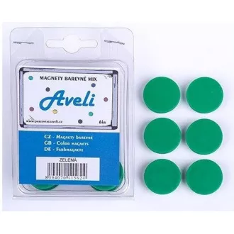 Set magnetov AVELI, zelená farba