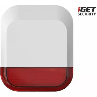 iGET SECURITY EP11 - Bezdrôtová vonkajšia siréna pre alarm iGET SECURITY M5