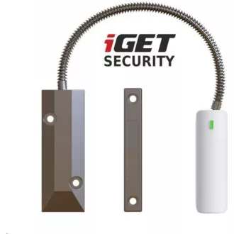 iGET SECURITY EP21 - Bezdrôtový magnetický senzor pre železné dvere/okná/vráta pre alarm iGET SECURITY M5