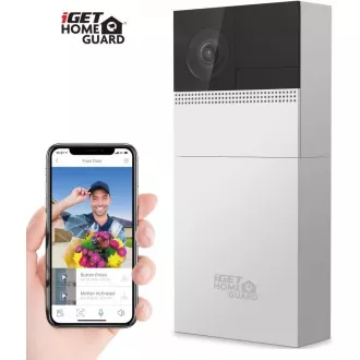 iGET HOMEGUARD HGBVD853 - Wi-Fi batériový zvonček s FullHD kamerou a obojsmerným prenosom zvuku, napájanie aj drôtové iGET HOMEGUARD HGBVD853 - Wi-Fi batériový zvonček s FullHD kamerou a obojsmerným prenosom zvuku, napájanie aj drôtové