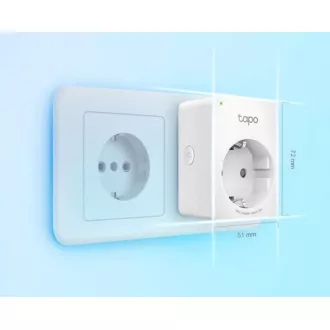 TP-Link Tapo P110 múdra WiFi mini zásuvka (3680W, 16A, 2, 4 GHz, BT)