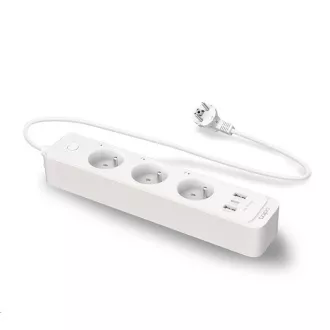 TP-Link Tapo P300 šikovný WiFi predlžovací kábel (3x230V, 2xUSB-A, 1xUSB-C, 2300W, 10A, 2, 4 GHz, BT)