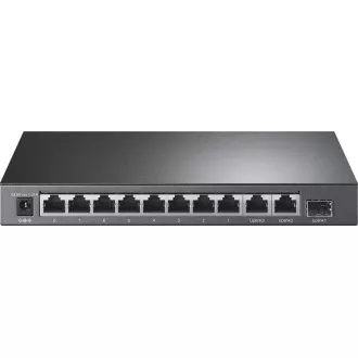 TP-Link CCTV switch TL-SL1311P (8x100Mb/s, 2xGbE, 1xSFP, 8xPoE+, 65W, fanless)