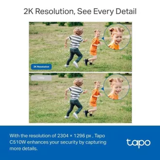 TP-Link Tapo C510W vonkajšie-outdoor kamera, (3MP, PTZ, 2K 1296p, WiFi, IR 30m, micro SD card) TP-Link Tapo C510W vonkajšie-outdoor kamera, (3MP, PTZ, 2K 1296p, WiFi, IR 30m, micro SD card)