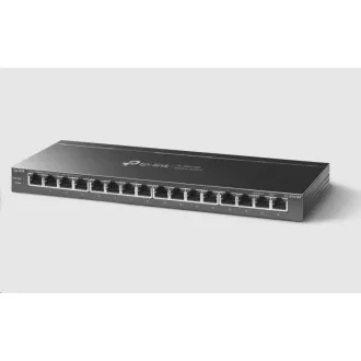 TP-Link switch TL-SG116P (16xGbE, 16xPoE+, 120W, fanless)