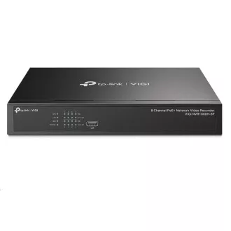 TP-Link VIGI NVR1008H-8P, videorekordér, 8 kanálov, 8xPoE, 1x100Mbps LAN, 1xVGA, 1xHDMI, 2xUSB2.0