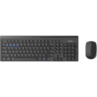 RAPOO set klávesnive a myš 8100M Wireless Multi-Mode Optical Mouse and Keyboard Set Black SK/SK