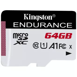 Kingston 64GB microSD XC High Endurance, 95R Class 10 UHS-I U1