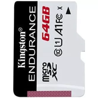 Kingston 64GB microSD XC High Endurance, 95R Class 10 UHS-I U1