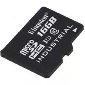 Kingston 16GB microSDHC Industrial C10 A1 pSLC Card Single Pack Kingston 16GB microSDHC Industrial C10 A1 pSLC Card Single Pack