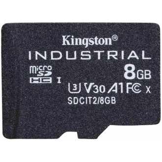 Kingston 8GB microSDHC Industrial C10 A1 pSLC Card Single Pack
