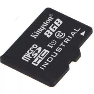 Kingston 8GB microSDHC Industrial C10 A1 pSLC Card Single Pack