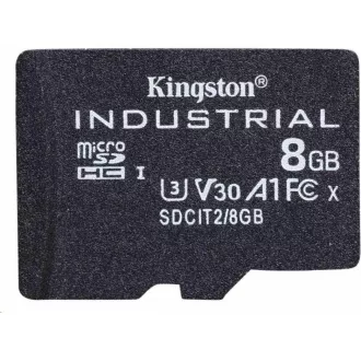 Kingston 8GB microSDHC Industrial C10 A1 pSLC Card Single Pack