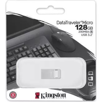 Kingston 128GB DataTraveler Micro 200MB/s Metal USB 3.2 Gen 1 Kingston 128GB DataTraveler Micro 200MB/s Metal USB 3.2 Gen 1
