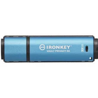 Kingston Flash Disk IronKey 32GB Vault Privacy 50 AES-256 Encrypted, FIPS 197