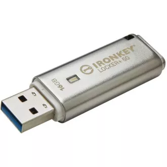 Kingston 16GB IKLP50 IronKey Locker+ 50 AES USB, w/256bit Encryption