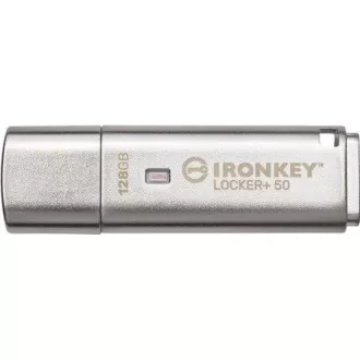Kingston 128GB IKLP50 IronKey Locker+ 50 AES USB, w/256bit Encryption Kingston 128GB IKLP50 IronKey Locker+ 50 AES USB, w/256bit Encryption