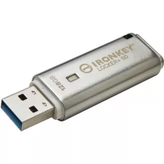 Kingston 128GB IKLP50 IronKey Locker+ 50 AES USB, w/256bit Encryption Kingston 128GB IKLP50 IronKey Locker+ 50 AES USB, w/256bit Encryption