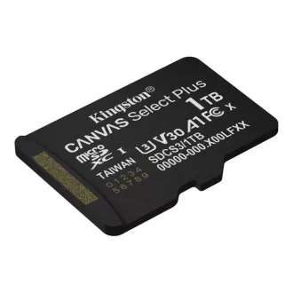 Kingston MicroSDXC karta 1TB Canvas Select Plus, U3, V30, A1 Kingston MicroSDXC karta 1TB Canvas Select Plus, U3, V30, A1