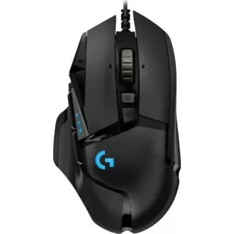 Logitech Herná myš G502 Hero, USB, Drôtová USB, 16000 DPI, čierna