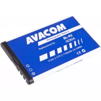 AVACOM batéria do mobilu Nokia 5530, CK300, E66, 5530, E75, 5730, Li-Ion 3, 7V 1120mAh (náhrada BL-4U) AVACOM batéria do mobilu Nokia 5530, CK300, E66, 5530, E75, 5730, Li-Ion 3, 7V 1120mAh (náhrada BL-4U)