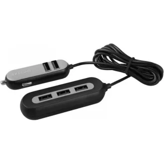 AVACOM CarHUB nabíjačka do auta 5x USB výstup, čierna AVACOM CarHUB nabíjačka do auta 5x USB výstup, čierna