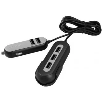 AVACOM CarHUB nabíjačka do auta 5x USB výstup, čierna AVACOM CarHUB nabíjačka do auta 5x USB výstup, čierna