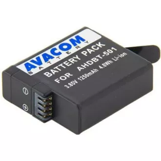 AVACOM batéria GoPro AHDBT-501 Li-Ion 3.85V 1250mAh 4.8Wh AVACOM batéria GoPro AHDBT-501 Li-Ion 3.85V 1250mAh 4.8Wh