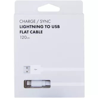 AVACOM LIG-120W kábel USB - Lightning, 120cm, biela