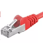 PREMIUMCORD Patch kábel CAT6a S-FTP, RJ45-RJ45, AWG 26/7 5m červená