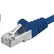 PREMIUMCORD Patch kábel CAT6a S-FTP, RJ45-RJ45, AWG 26/7 2m modrá