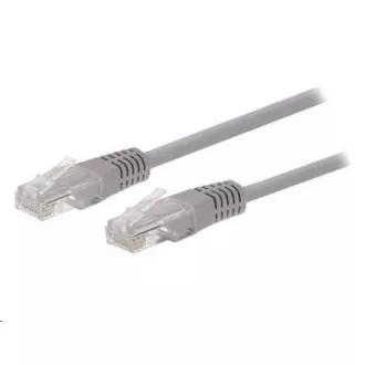 C-TECH kábel patchcord Cat5e, UTP, sivý, 0, 25m