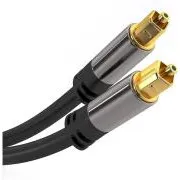PremiumCord Kábel Toslink M/M, 6mm, 0, 5m, čierna