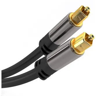 PremiumCord Kábel Toslink M/M, 6mm, 0, 5m, čierna PremiumCord Kábel Toslink M/M, 6mm, 0, 5m, čierna