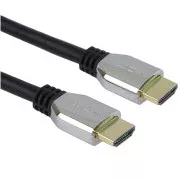 PREMIUMCORD Kábel HDMI 2.1 High Speed + Ethernet kábel (Zinc Alloy krytky, pozlátené konektory) 0.5m