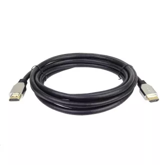 PREMIUMCORD Kábel HDMI 2.1 High Speed + Ethernet kábel (Zinc Alloy krytky, pozlátené konektory) 2m
