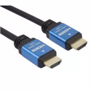 PREMIUMCORD Kábel HDMI - Ultra HDTV, 5m (kovové, pozlátené konektory)