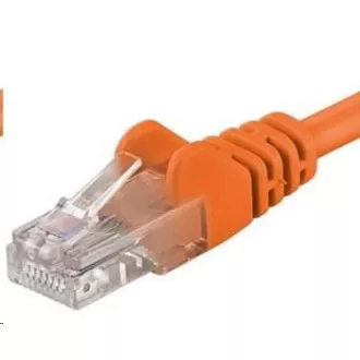 PREMIUMCORD Patch kábel UTP RJ45-RJ45 CAT5e 0.25m oranžová