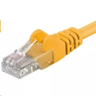 PREMIUMCORD Patch kábel UTP RJ45-RJ45 CAT5e 7m žltá
