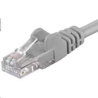PREMIUMCORD Patch kábel UTP RJ45-RJ45 CAT5e 25m šedá
