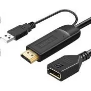 PremiumCord Adaptér HDMI 2.0 na DisplayPort 1.2 rozlíšenie 4K @ 60Hz 25cm