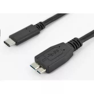 PremiumCord Kábel USB 3.1 konektor C/male - USB 3.0 konektor Micro-B/male, 0.6m PremiumCord Kábel USB 3.1 konektor C/male - USB 3.0 konektor Micro-B/male, 0.6m