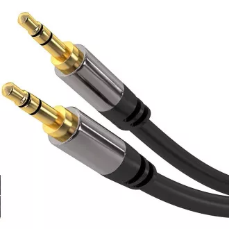 PREMIUMCORD kábel, Jack 3.5mm - Jack 3.5mm M/M 1, 5m PREMIUMCORD kábel, Jack 3.5mm - Jack 3.5mm M/M 1, 5m