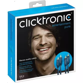 ClickTronic HQ OFC kábel 2x Cinch - 2x Cinch RCA, M/M, 10m ClickTronic HQ OFC kábel 2x Cinch - 2x Cinch RCA, M/M, 10m