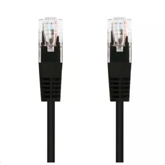 C-TECH kábel patchcord Cat5e, UTP, čierny, 1m C-TECH kábel patchcord Cat5e, UTP, čierny, 1m