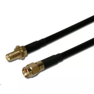 Koaxiálna WLAN Antenná predlžovacia SMA male reverse - SMA female reverse, 1m Koaxiálna WLAN Antenná predlžovacia SMA male reverse - SMA female reverse, 1m