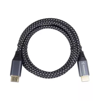 PREMIUMCORD Kábel HDMI 2.1 High Speed + Ethernet kábel 8K@60Hz, pozlátené konektory, 0, 5m