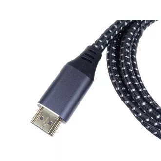 PREMIUMCORD Kábel HDMI 2.1 High Speed + Ethernet kábel 8K@60Hz, pozlátené konektory, 0, 5m