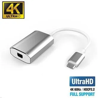 PremiumCord Adaptér USB-C na mini DisplayPort, rozlíšenie 4K*2K@60Hz PremiumCord Adaptér USB-C na mini DisplayPort, rozlíšenie 4K*2K@60Hz